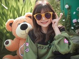 AI頭像 綠色小孩