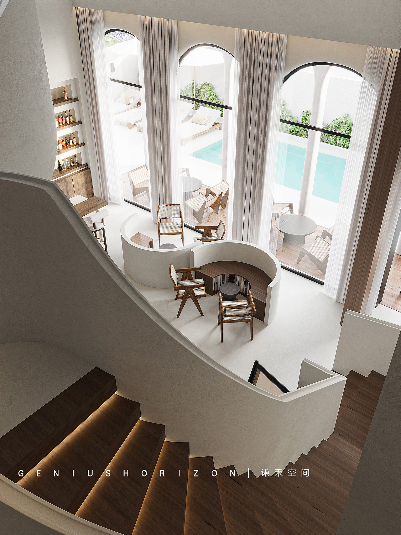 谦禾空间设计 隐山视觉 | 侘寂民宿设计