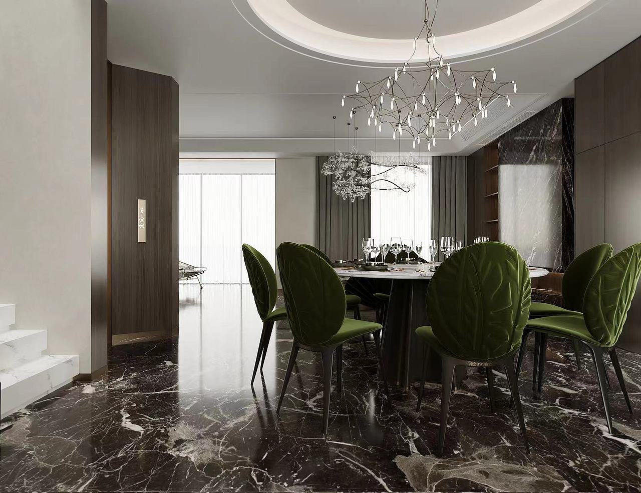 现代极简|奶油|克莱因蓝|重奢|法式奶油|侘寂（图ZMzE5MjA4Njg0） - 建筑/空间 - 站酷设计师一心只为做图人原创素材 - 站酷ZCOOL