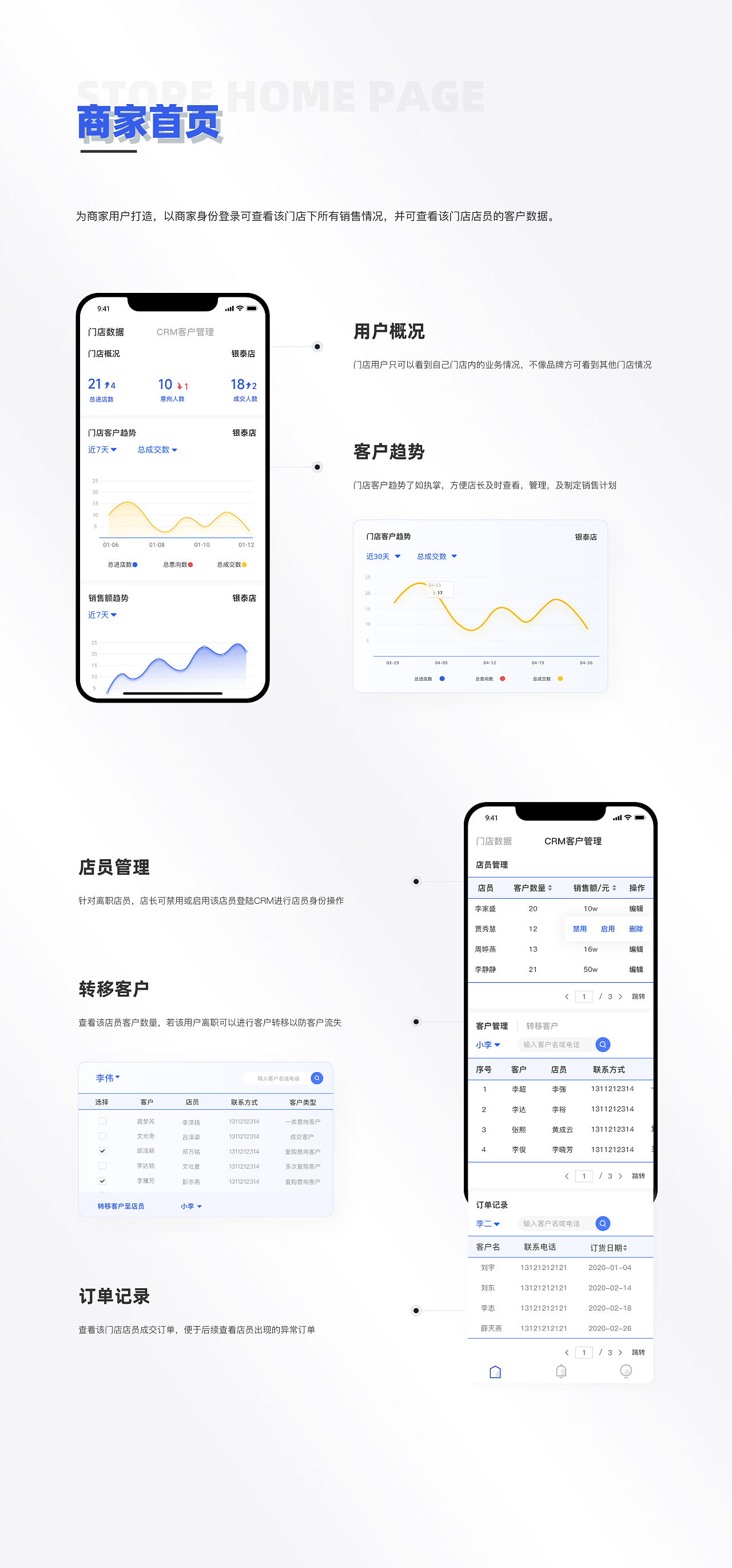 豆家门店管理系统慧联CRM