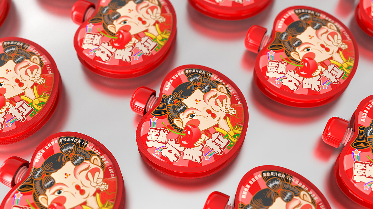 原创×樱桃 | 樱桃包装设计 食品包装设计（图ZMzYwNjQwODQ4） - 包装 - 站酷设计师金与琮YUCONG原创素材 - 站酷ZCOOL