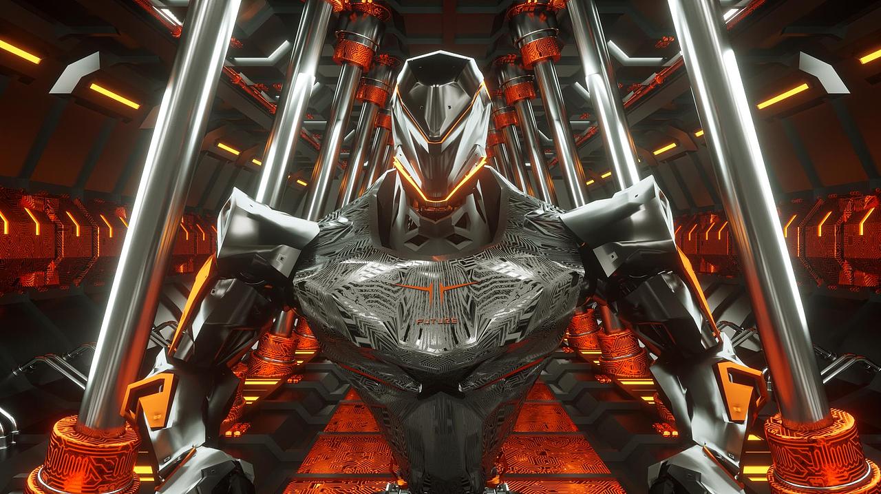  CINEMA 4D VJ 机器人  定制素材