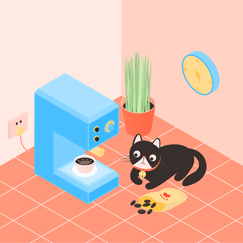 喵喵的獨居生活（圖ZMjQ3NzYyMzI0） - 創(chuàng)作習(xí)作 - 站酷設(shè)計師聰明的左撇子原創(chuàng)素材 - 站酷ZCOOL