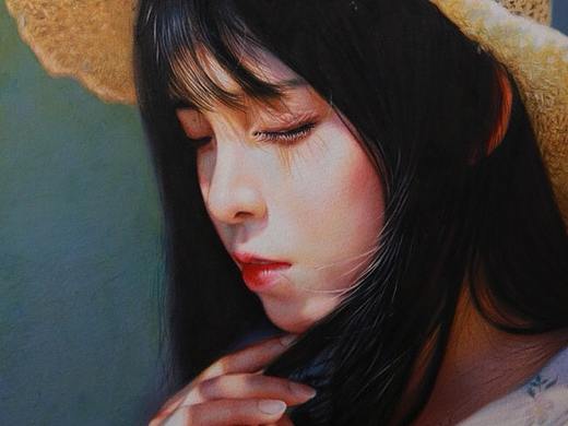 彩铅人物-《暖阳》（内附全程视频）