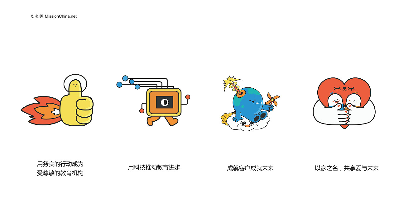 妙象插画 | 好未来KV插画（图ZMjQxNzQ5ODcy） - 商业插画 - 站酷设计师妙象原创素材 - 站酷ZCOOL