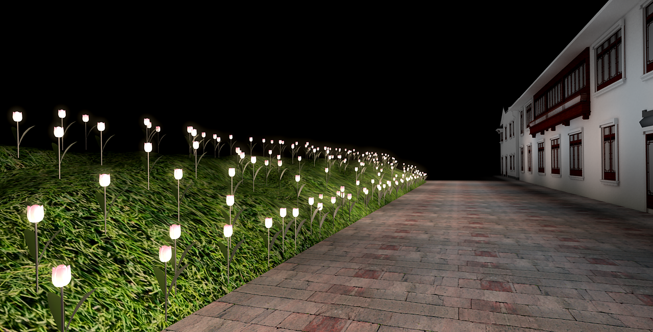 西塘越里灯光装置