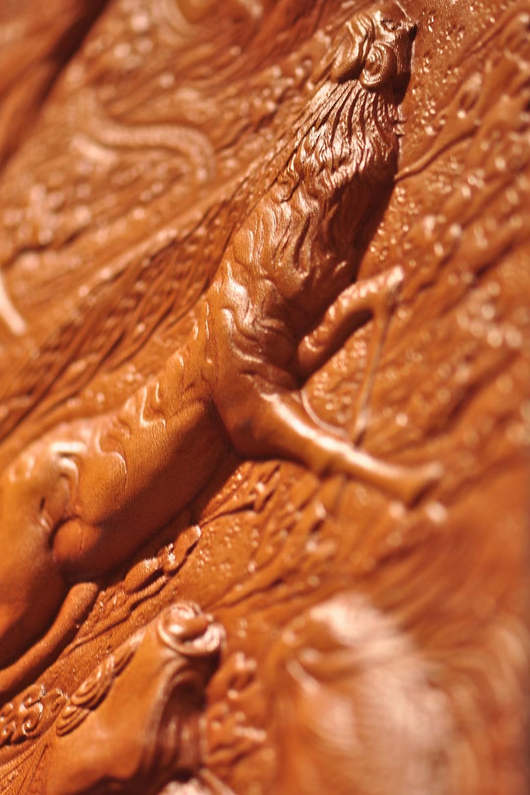 皮雕塑作品《山海经》（图ZMjgyMzQzMTE2） - 其他手工艺 - 站酷设计师浮革皮艺原创素材 - 站酷ZCOOL