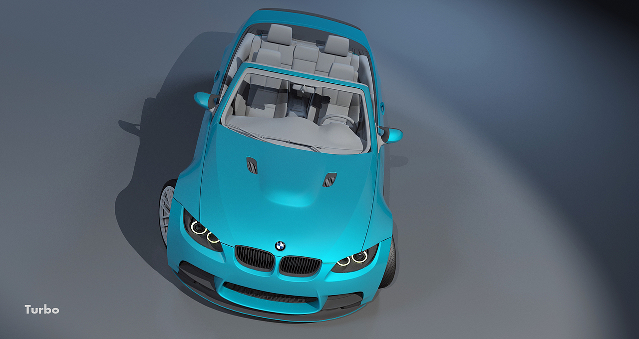 BMW M3-convertible E93 建模练习