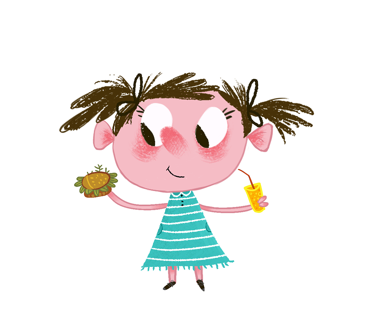 人物练习（图ZMTMzNDMyMDc2） - 儿童插画 - 站酷设计师豆小逗哇原创素材 - 站酷ZCOOL