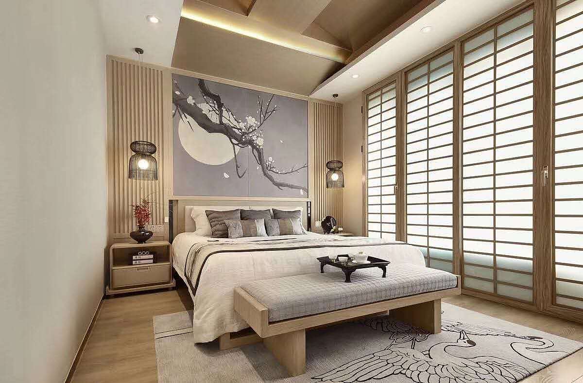 日式卧室茶室 - 效果图交流区-建E室内设计网