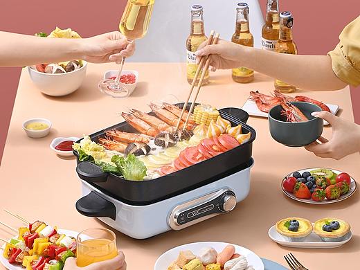 产品摄影 丨 一锅多用 百变韩国料理锅