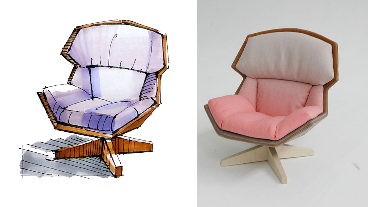 手绘家具快速表现(内附实景图参照)