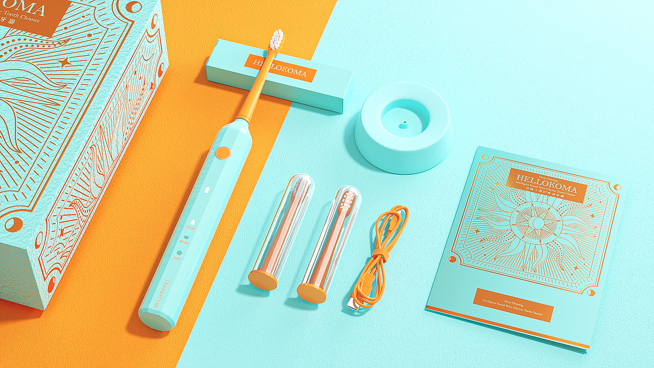 森度品牌 X 萌嗨马 | 智能声波护理洁牙器包装