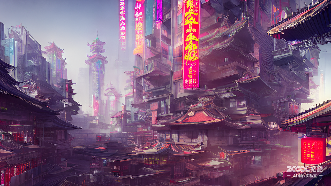 #AI创作实验室#中式赛博~还不错~