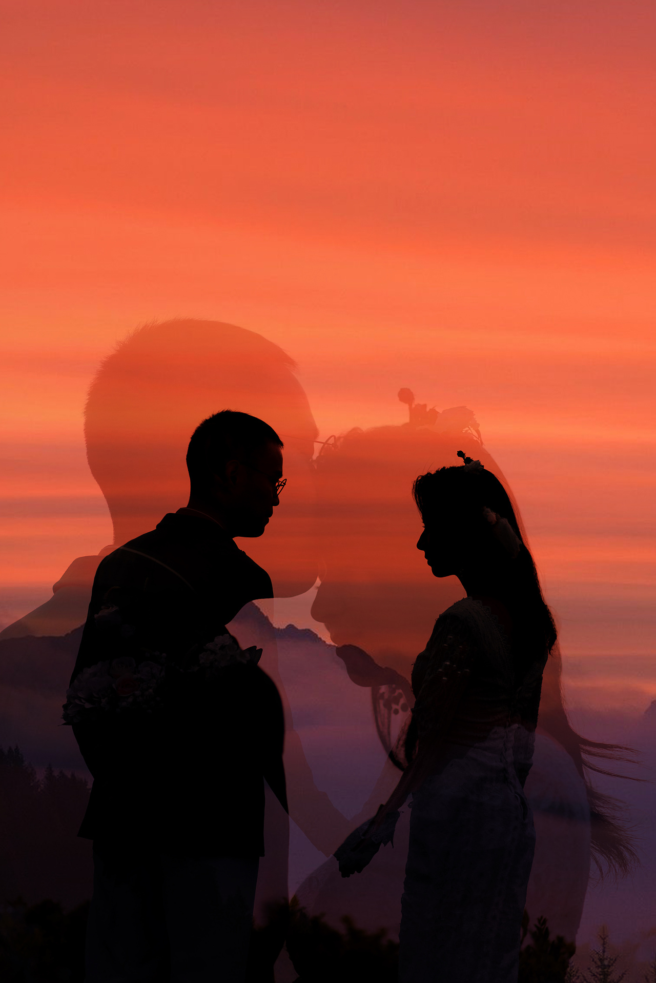 我跨越山河大海,也跨越人山人海