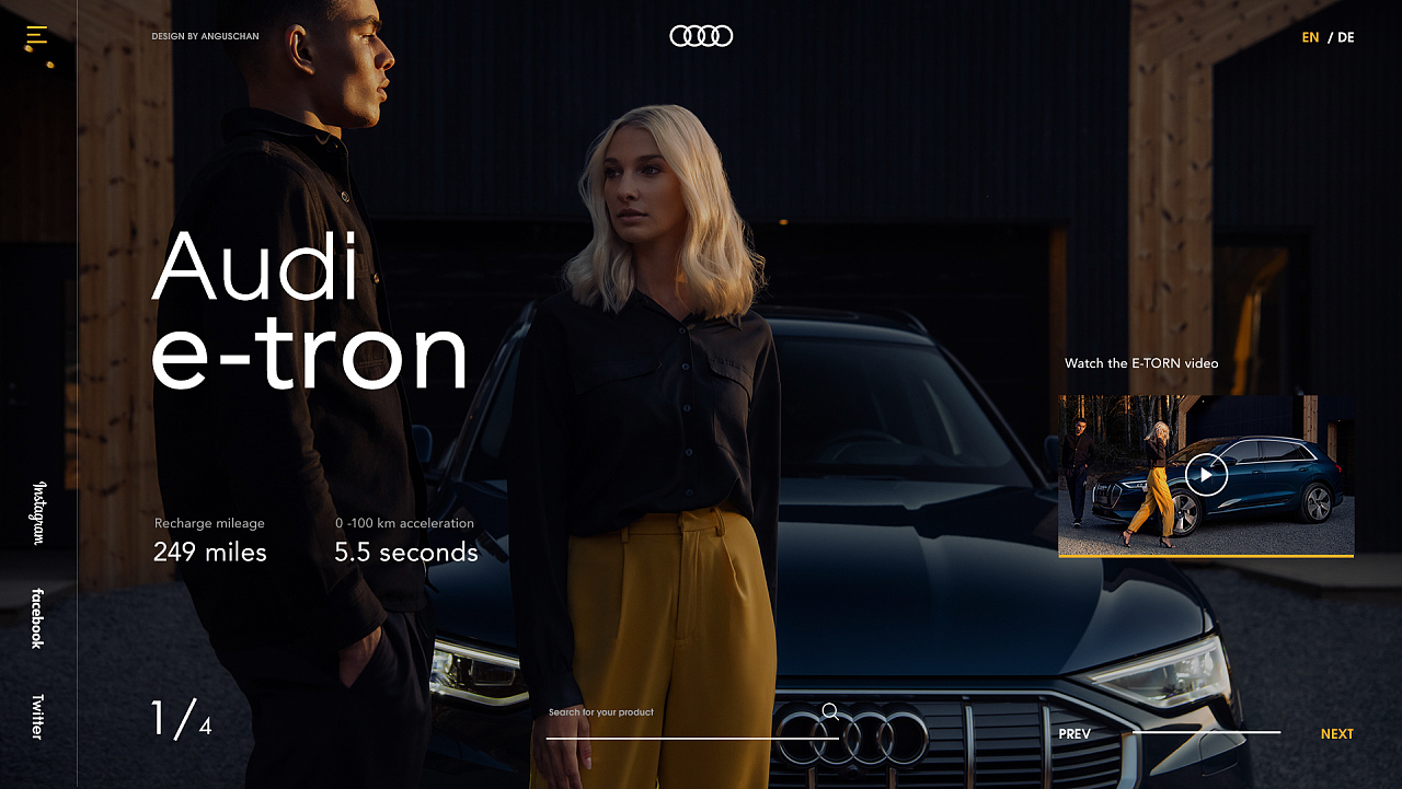 Audi and Porsche web exercises