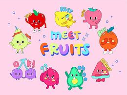 < 水果> 用AI画表情包