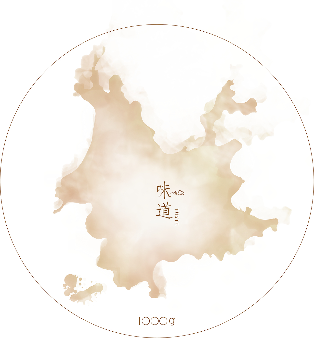 普洱茶包装设计 味道 地图 筷子 中国元素 晕染（图ZMTA5NjM5NTY=） - 包装 - 站酷设计师另存为W王一原创素材 - 站酷ZCOOL