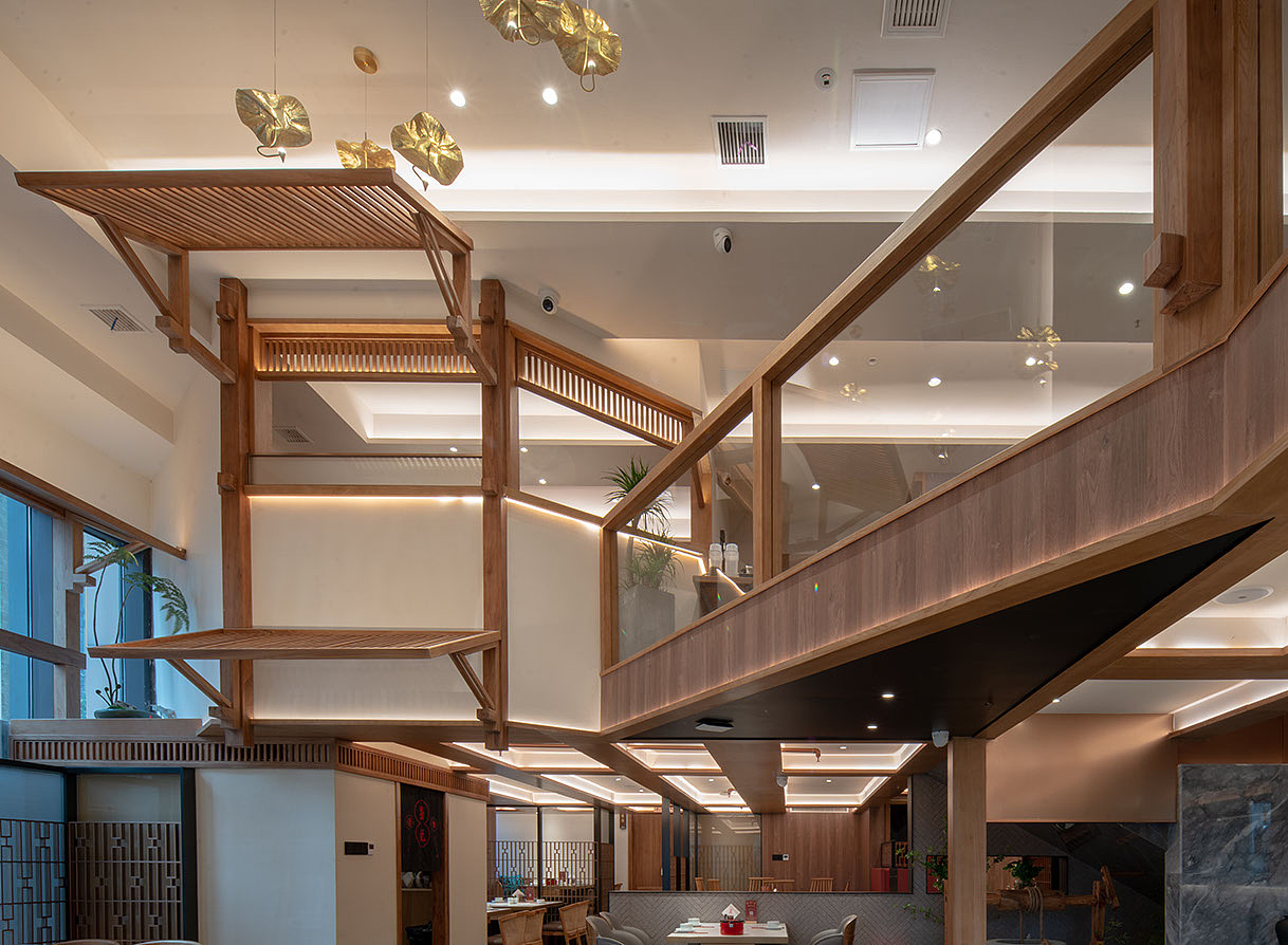 吉造新作 | 都市里的质朴空间 饕林天府三街店（图ZMjc5Njg3OTY4） - 酒店餐饮设计 - 站酷设计师吉造设计原创素材 - 站酷ZCOOL