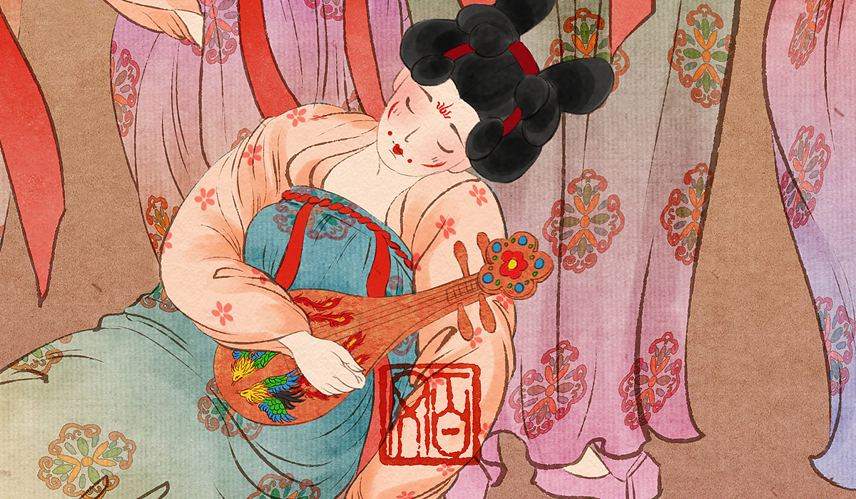 唐宫夜宴（图ZMjQyODkyNTk2） - 创作习作 - 站酷设计师百文BAIWEN原创素材 - 站酷ZCOOL