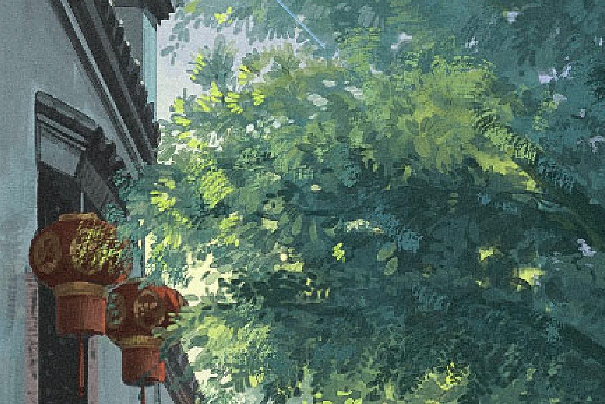 放学的路（图ZMTU1NDM3NTcy） - 创作习作 - 站酷设计师梨花湾原创素材 - 站酷ZCOOL