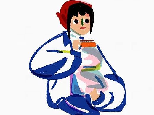 穿校服的女生