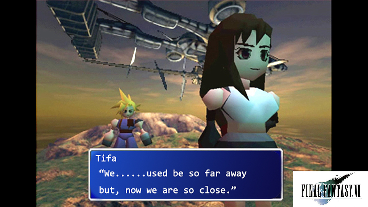 最终幻想7同人速涂 决战前夜的克劳德与蒂法