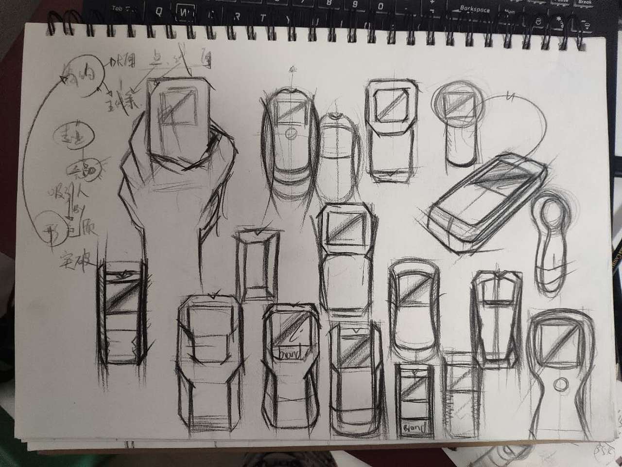 多功能墙体检测仪草图设计（图ZMjQxMzI1NDk2） - 工业用品/机械 - 站酷设计师六一痞原创素材 - 站酷ZCOOL