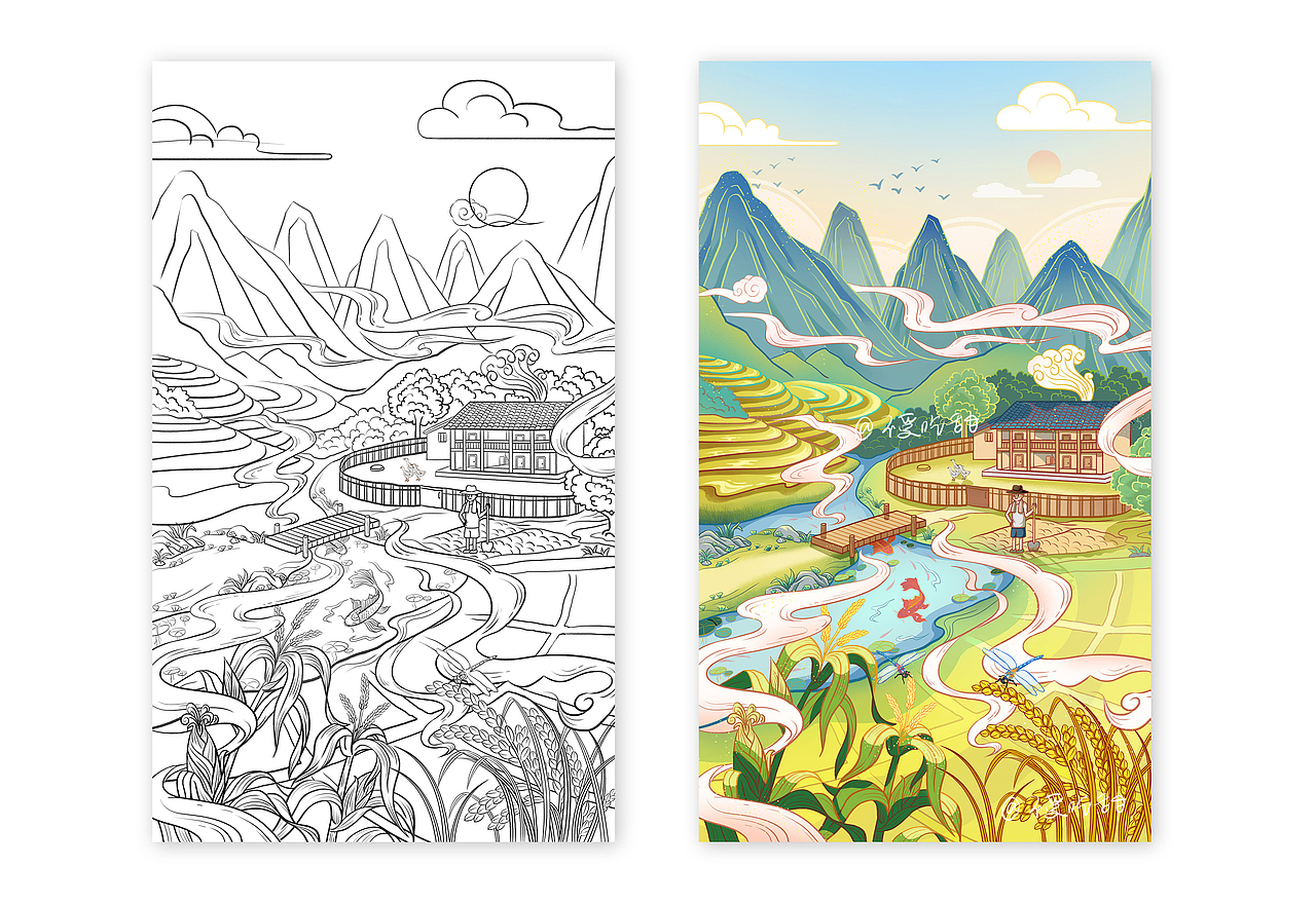 一些插画练习（图ZMjA0MzgzOTAw） - 商业插画 - 站酷设计师BO0n原创素材 - 站酷ZCOOL