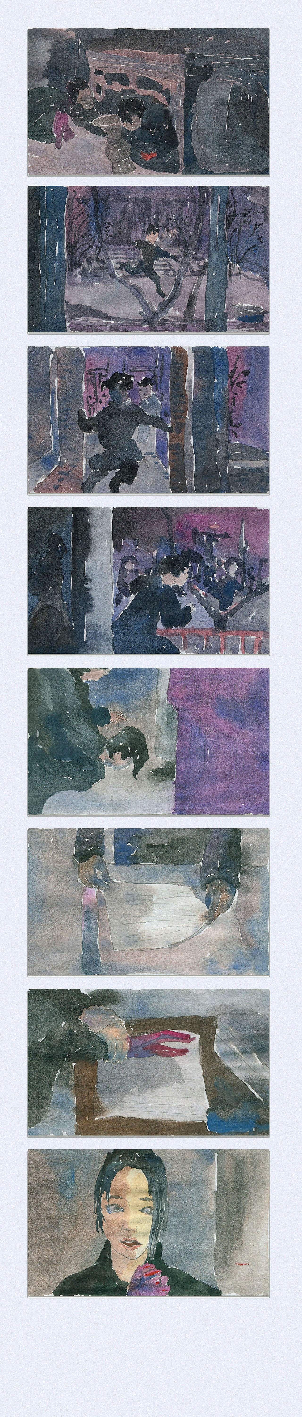 《霸王别姬》分镜练习（图ZMTE1MjgzNTI=） - 创作习作 - 站酷设计师Herb_hl原创素材 - 站酷ZCOOL