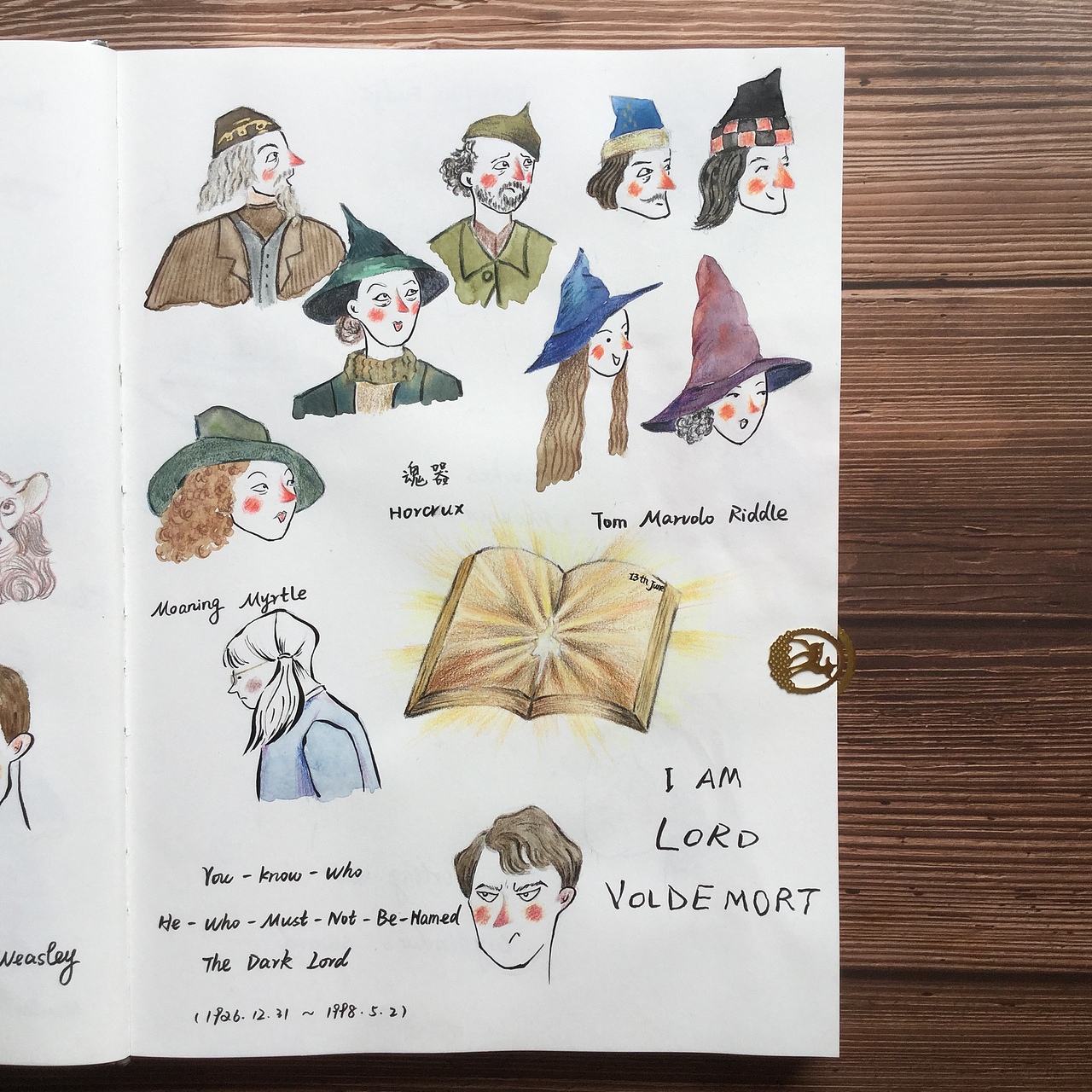 哈利波特插畫速寫系列——2（圖ZMTM5NzkxMzk2） - 創(chuàng)作習作 - 站酷設計師珞珞_LW原創(chuàng)素材 - 站酷ZCOOL