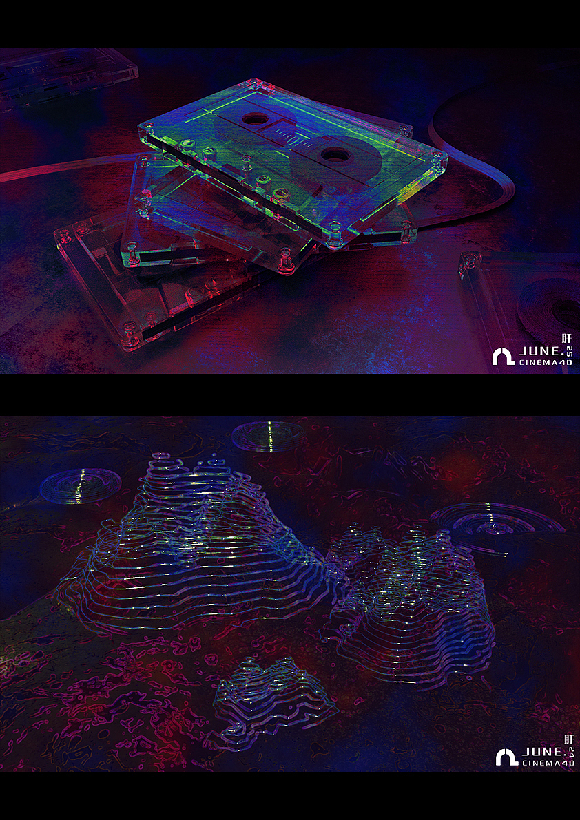 六月份练习《CINEMA4D》（图ZMTY1MjkwNzU2） - 场景 - 站酷设计师鱼兜有原创素材 - 站酷ZCOOL