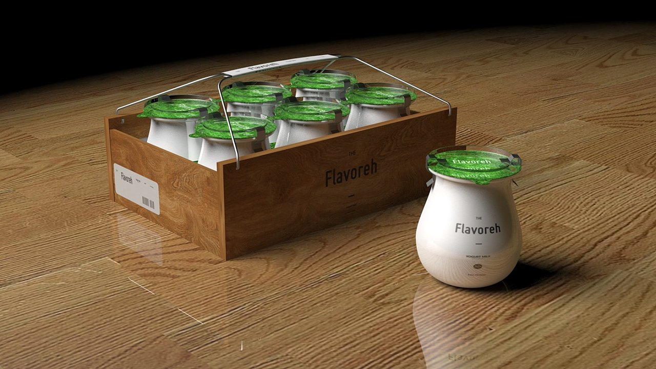 flavoreh-酸奶循环包装设计