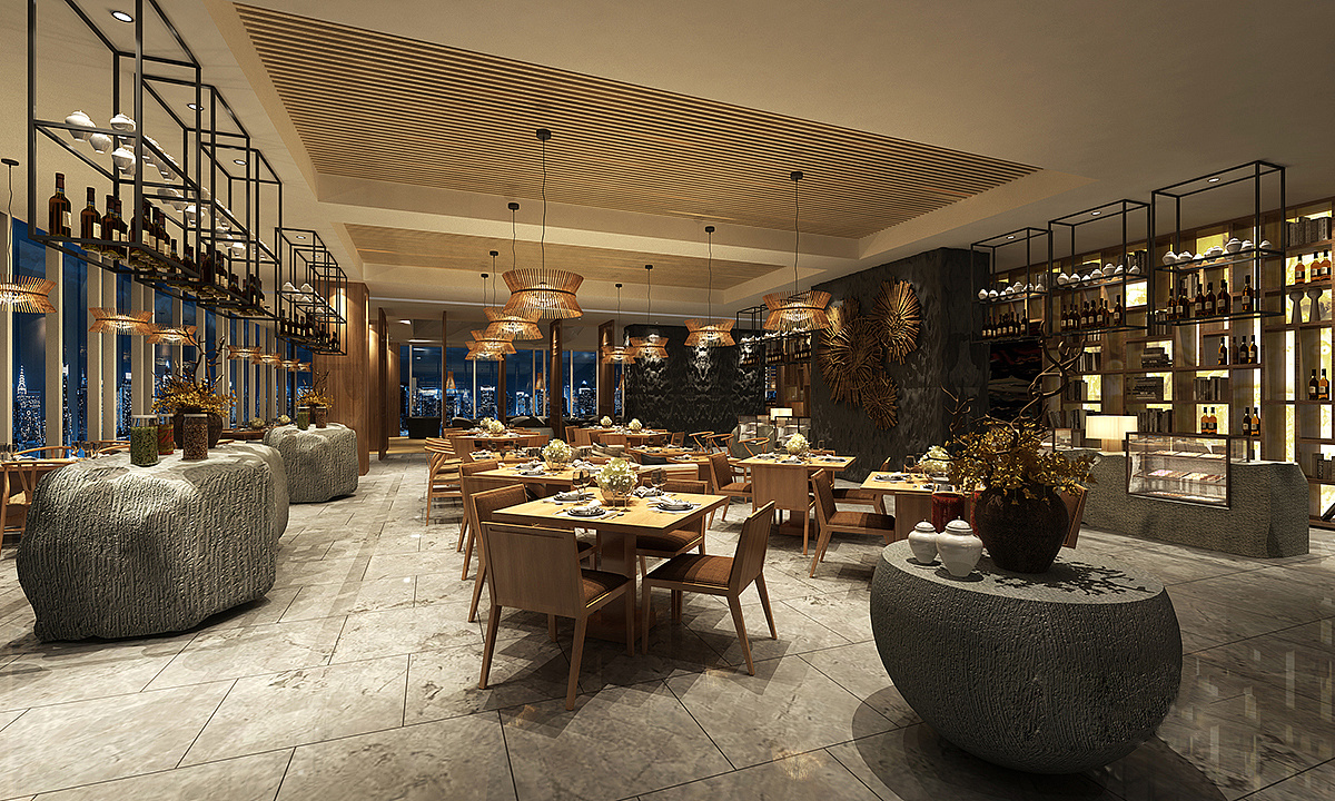 星级酒店餐饮餐厅|空间|室内设计|晓晓15155107537 - 原创作品 - 站酷