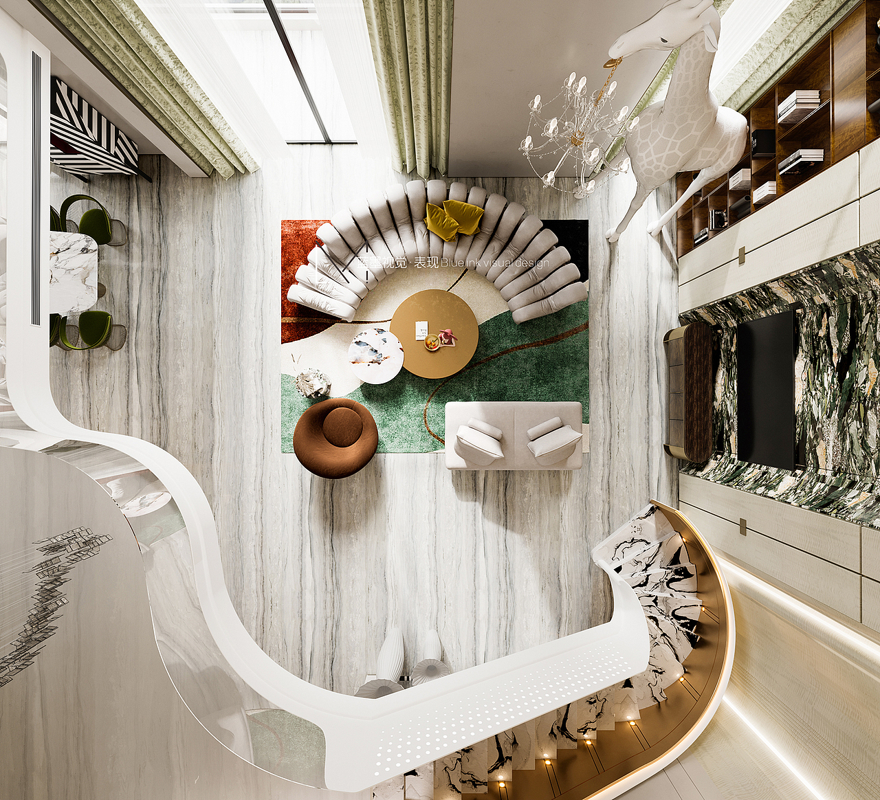 現(xiàn)代復(fù)試 | 藍(lán)墨視覺（圖ZMjc4MzM4ODQ4） - 家裝設(shè)計 - 站酷設(shè)計師藍(lán)墨視覺表現(xiàn)原創(chuàng)素材 - 站酷ZCOOL