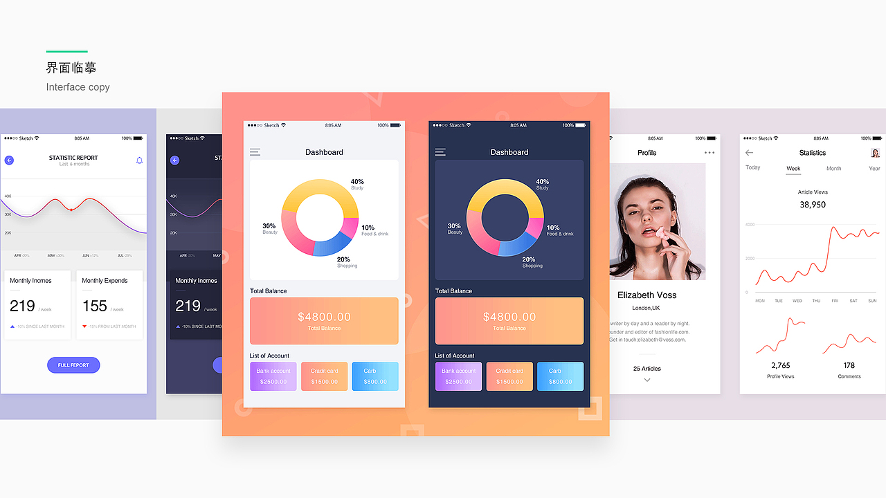 个人简历和作品