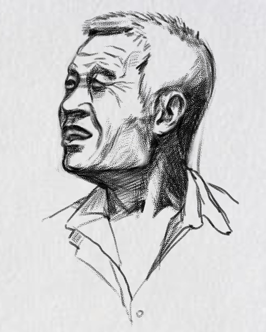 给父亲画的肖像