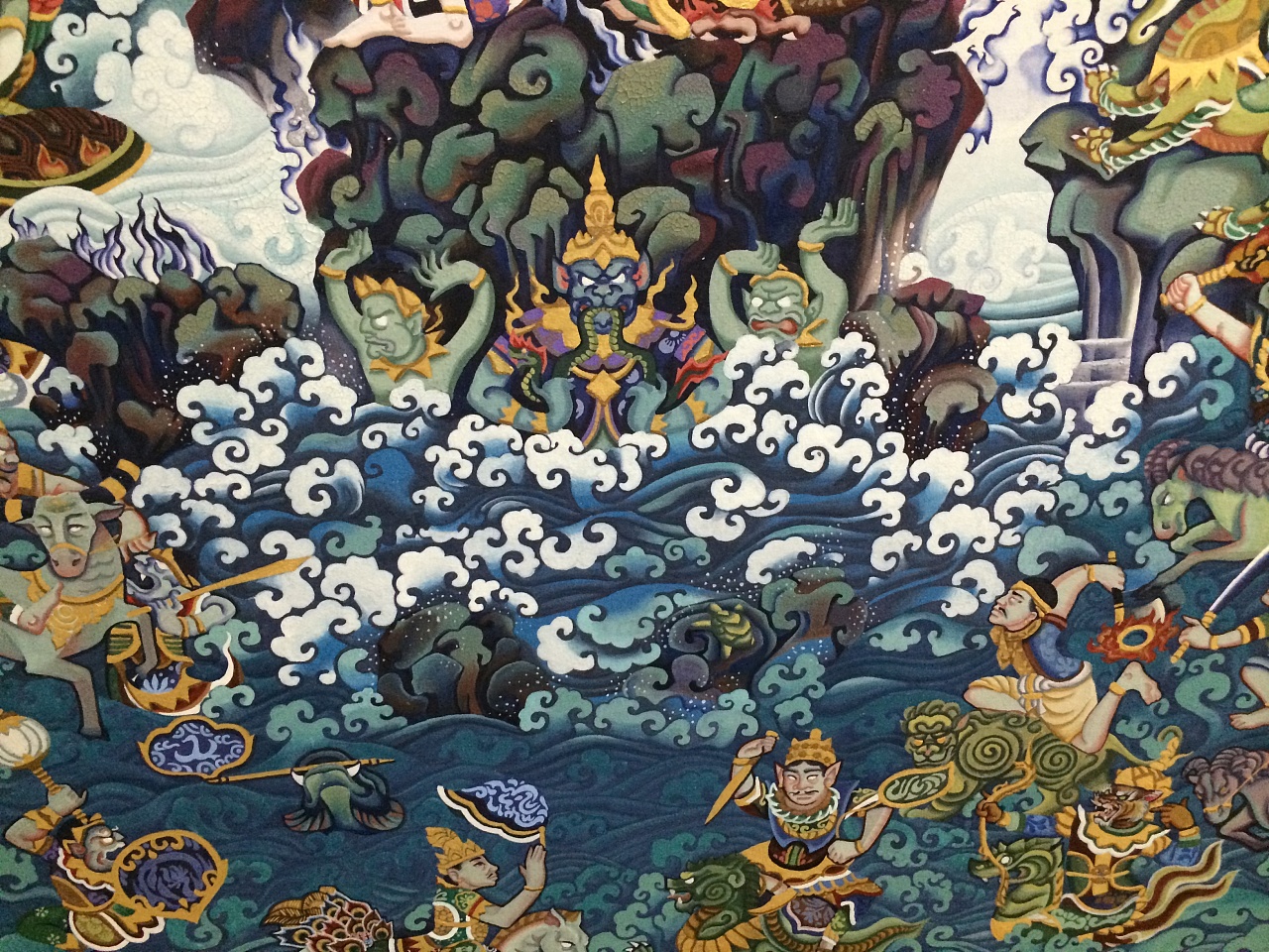 佛陀本生佛教故事壁画