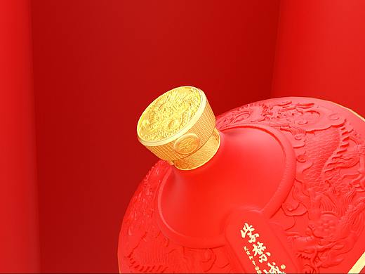 紫禁城酒瓶设计