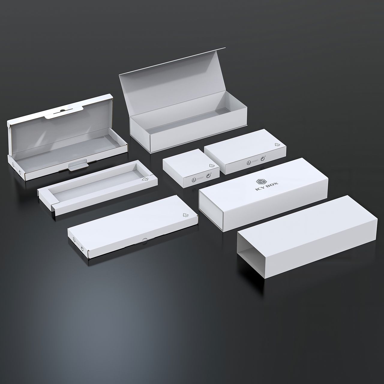 精品礼盒设计天地盒包装盒建模渲染