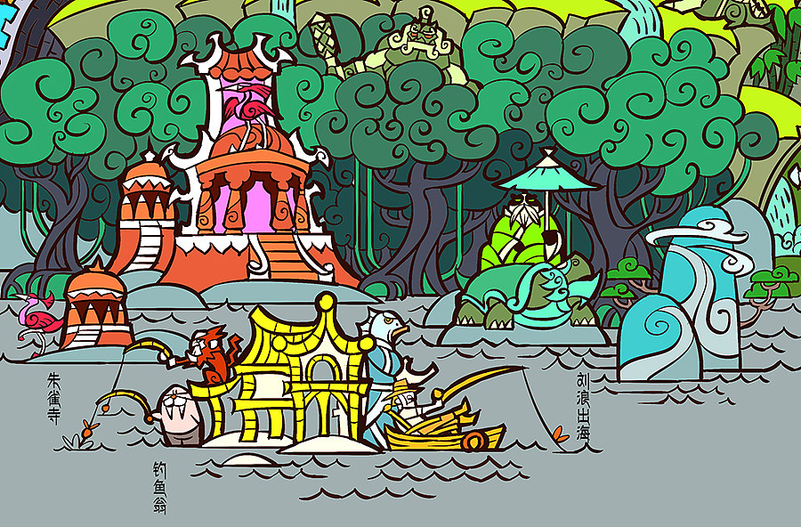 魔兽世界的地图fanart（图ZMTc1NjQ4OTUy） - 新锐潮流插画 - 站酷设计师breathing2004原创素材 - 站酷ZCOOL