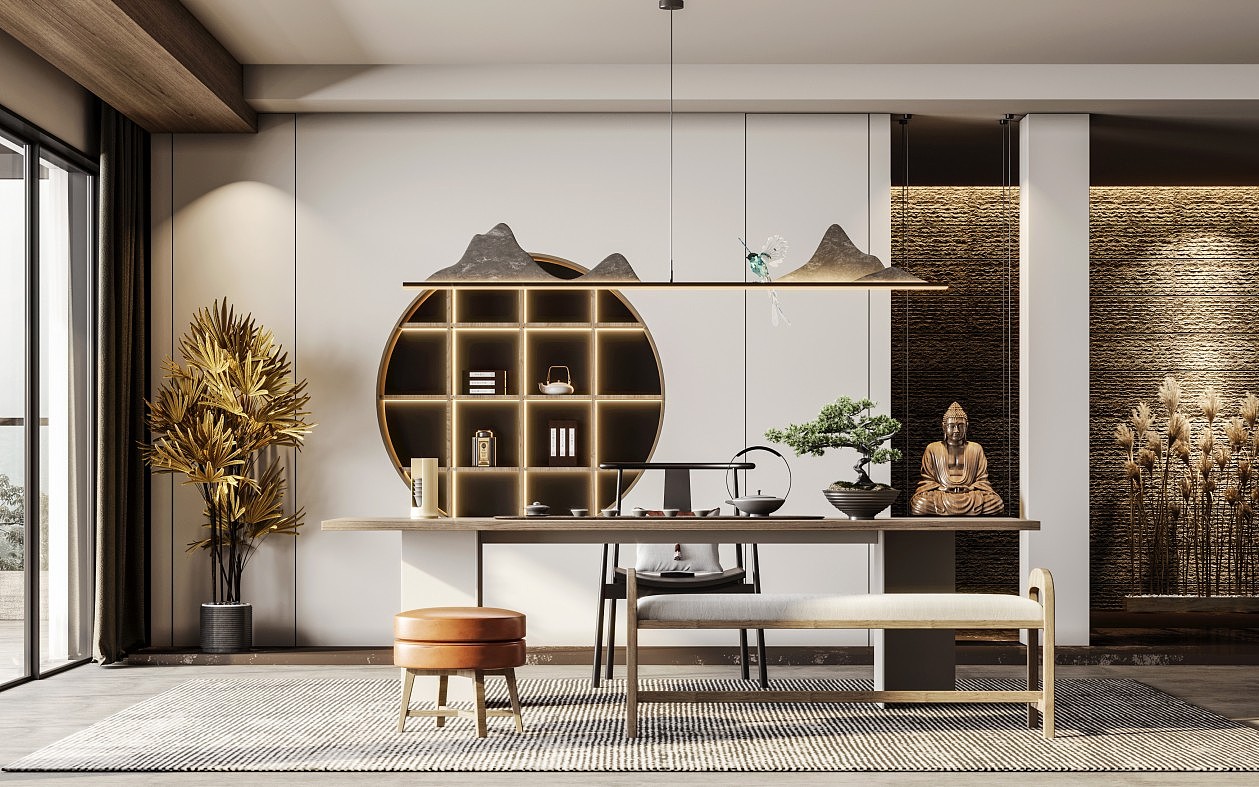 茶室案例分享|其他|vr设计|糖糖丫2020 - 原创作品 - 站酷 (zcool)