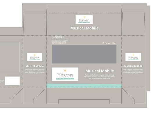 Mobile 宝宝音乐铃包装盒设计