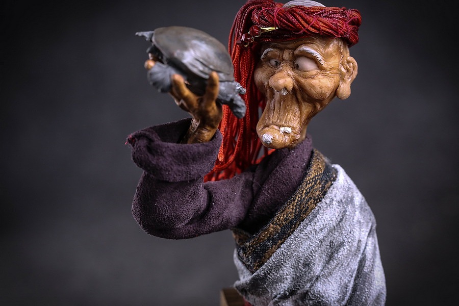 末那课外作业丨《西藏老头》自由创作展示（图ZNDAzNDU1NTY=） - 手办/模玩 - 站酷设计师末那工作室原创素材 - 站酷ZCOOL