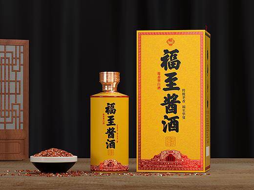 山東康王酒業(yè)【醬酒/福至醬酒】白酒產(chǎn)品包裝設(shè)計(jì)（個(gè)人主頁-ZNTY0NTk1MTI=） - 包裝 - 站酷設(shè)計(jì)師產(chǎn)品包裝設(shè)計(jì)金贊原創(chuàng)素材 - 站酷ZCOOL