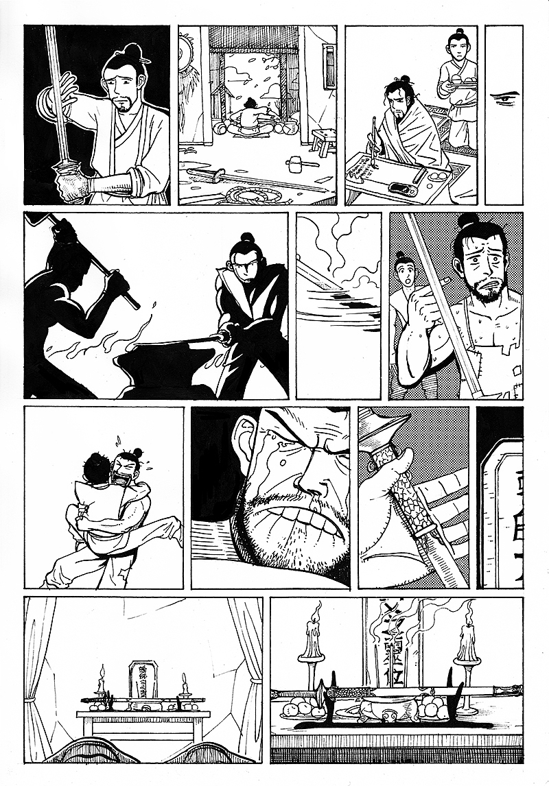 《客栈》第三章最终回_侠客（上）（图ZMjQ5NDg4MzY=） - 短篇/格漫 - 站酷设计师Edwarde_Liu原创素材 - 站酷ZCOOL
