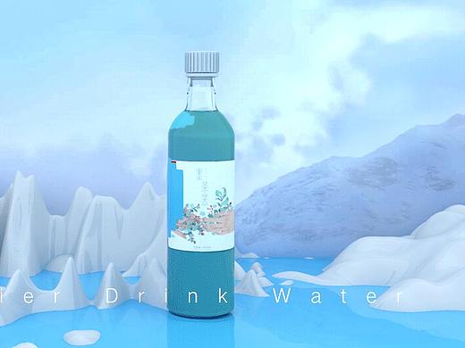 冰川饮料水