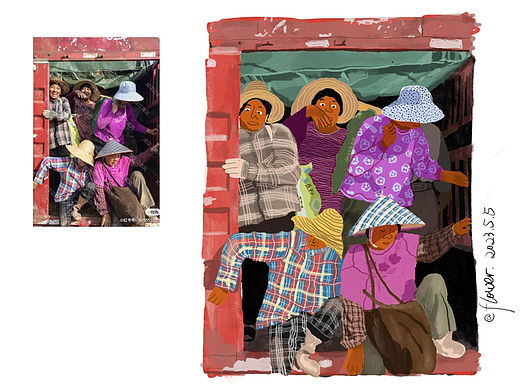 照片速写～啊！人儿！（个人主页-ZNjUxMTE4NTI=） - 创作习作 - 站酷设计师花儿huaer原创素材 - 站酷ZCOOL