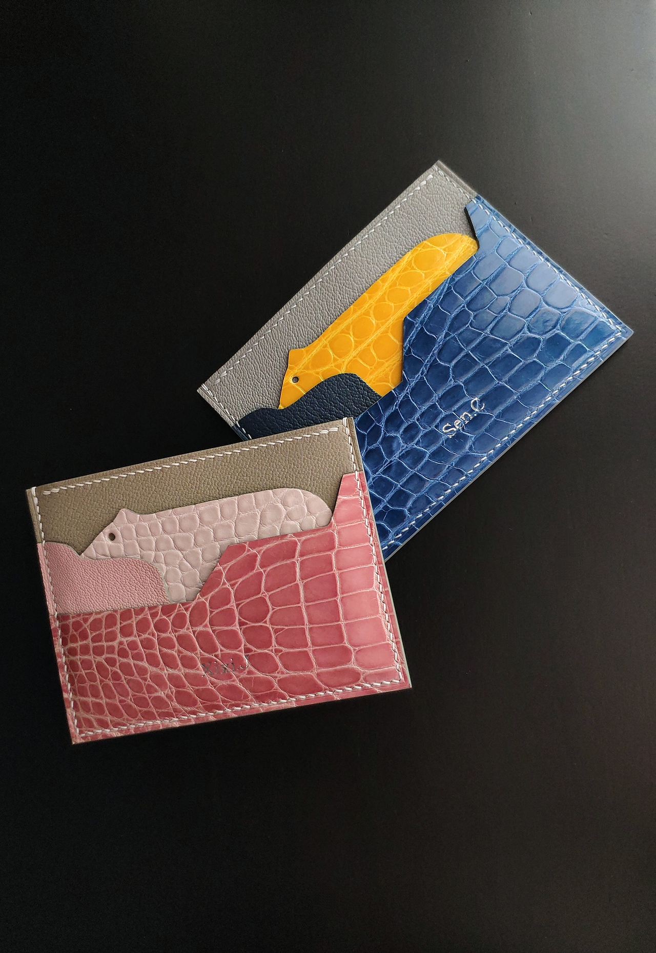 北极熊鳄鱼皮卡包|手工艺|工艺品设计|leecue_原创作品-站酷zcool