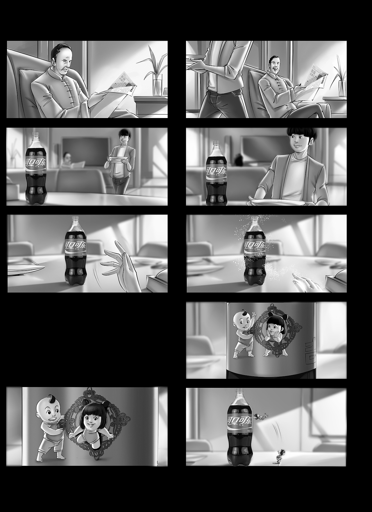 广告TVC脚本#分镜头#商业脚本（图ZMjUyNjE4MTUy） - 商业插画 - 站酷设计师约束自我原创素材 - 站酷ZCOOL